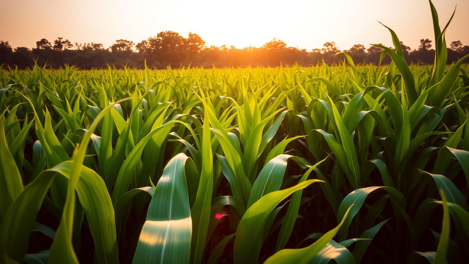 Lush agricultural landscape